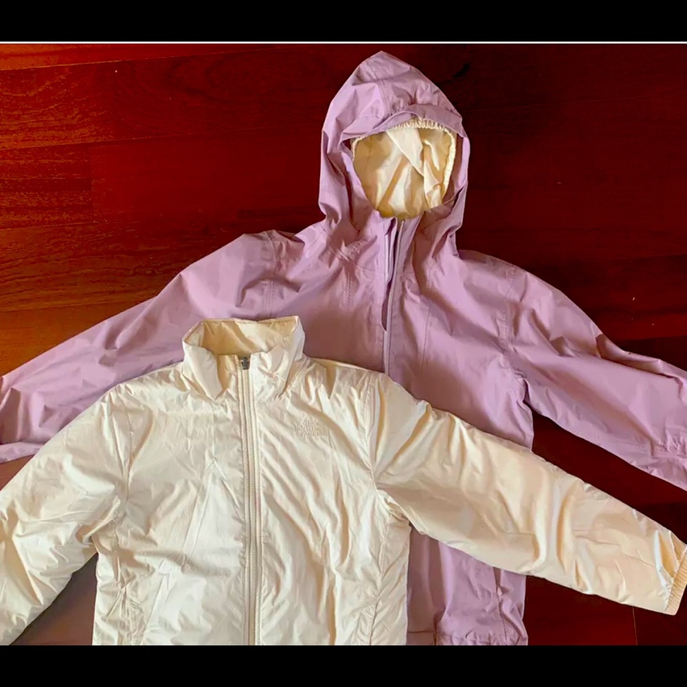 The North Face 14/16 Girl Jacket Coat Ski Snowboard Shell Liner